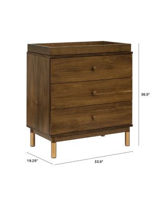 Gelato 3 Drawer Changer Dresser with Removable Changing Tray