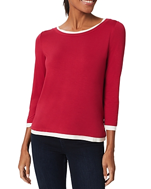 Hobbs London Delaney Layered Look Top In Cranberry