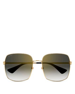  Double C Squared Sunglasses, 60mm