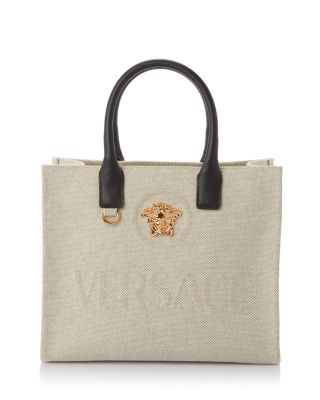 Versace - La Medusa Canvas Small Tote Bag
