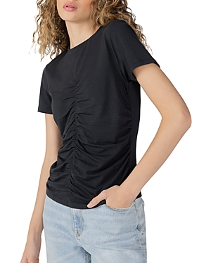 SANCTUARY HOLD ONTO YOU RUCHED FRONT TEE