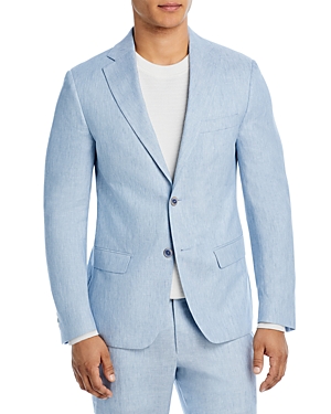 Robert Graham Delave Linen Slim Fit Suit Jacket In Light Blue
