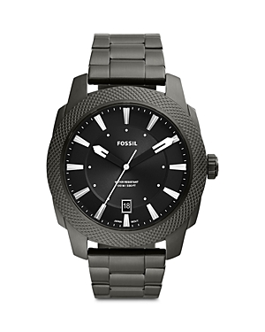 Shop Fossil Machine Watch, 49mm In Black/gray