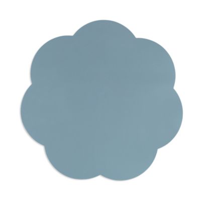 Scalloped Lacquer 16&amp;quot; Placemats, Set of 4