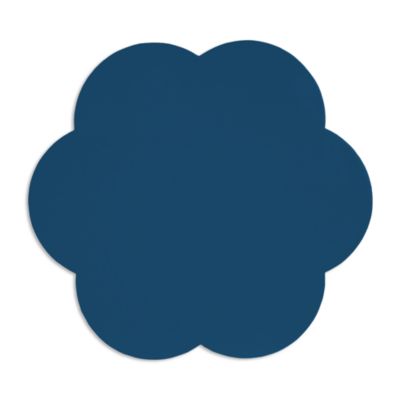 Scalloped Lacquer 13" Placemats, Set of 4