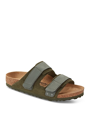 Birkenstock Uji Side Touch-strap Sandals In Green