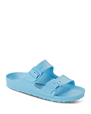 Shop Birkenstock Men's Arizona Eva Essential Slide Sandals In Light Blue