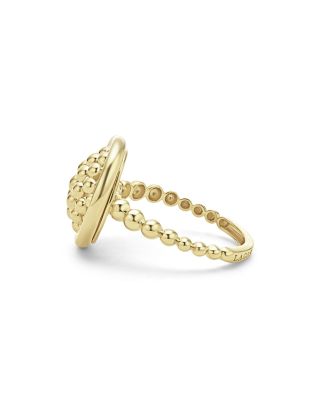 Meridian 18K Gold Caviar Circle Band Ring