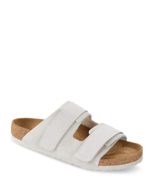 Shop Birkenstock Men's Uji Slip On Sandals In White