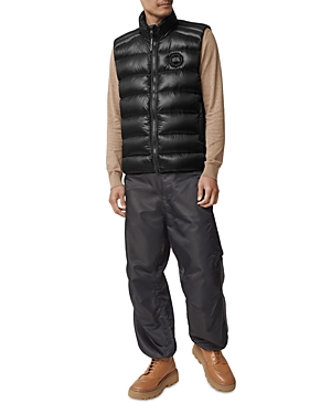 Shop Canada Goose Crofton Slim Fit Packable Vest In Black