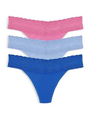 NATORI BLISS PERFECTION THONGS, SET OF 3