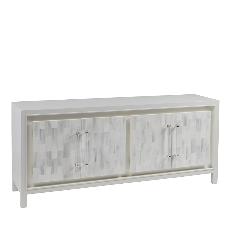 Artistica Elation White Media Cabinet In Gray/white