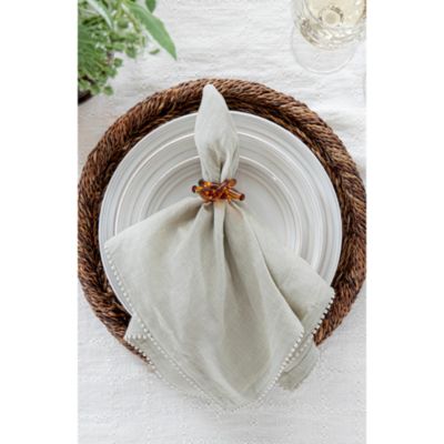  Trim Linen/Cotton Napkin