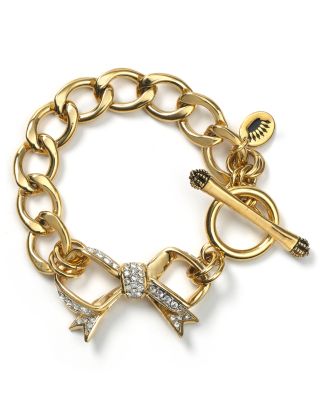 Juicy Couture Black Label - Juicy Couture Pav&eacute; Bow Starter Bracelet