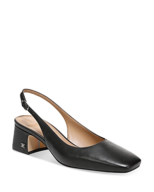 Shop Sam Edelman Women's Terra Slip On Slingback Pumps In Black