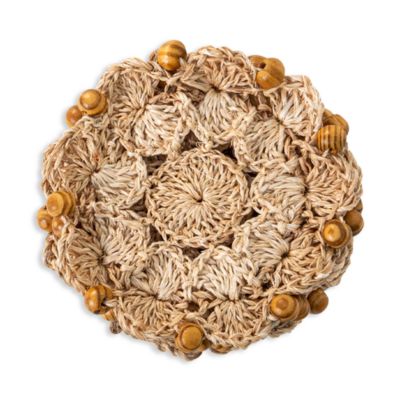 Juliska - Macrame Natural Coaster, Set of 4