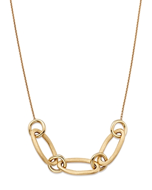 Shop Marco Bicego 18k Yellow Gold Jaipur Link Multi Link Statement Necklace, 16.5-18