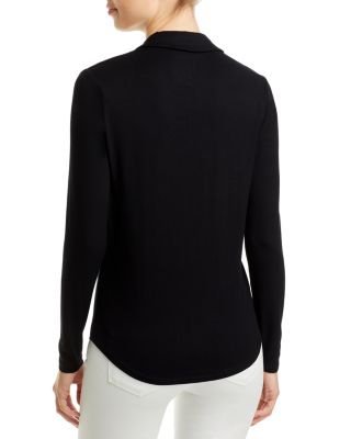 Point Collar Button Front Shirt