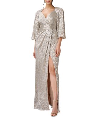 Faux Wrap Gown