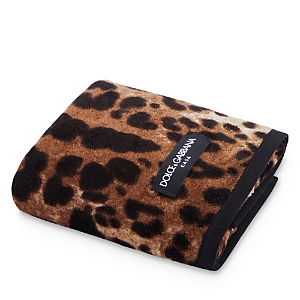 Dolce & Gabbana Hand Towel In Leopard