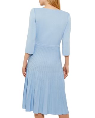 Side Pleated Knit Dress - Heritage Fit