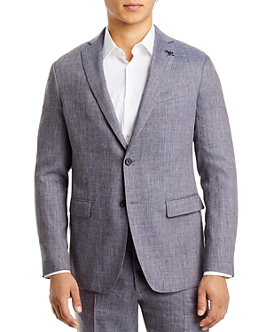 John Varvatos Star Usa Two-Toned Linen Blend Slim Fit Suit Jacket