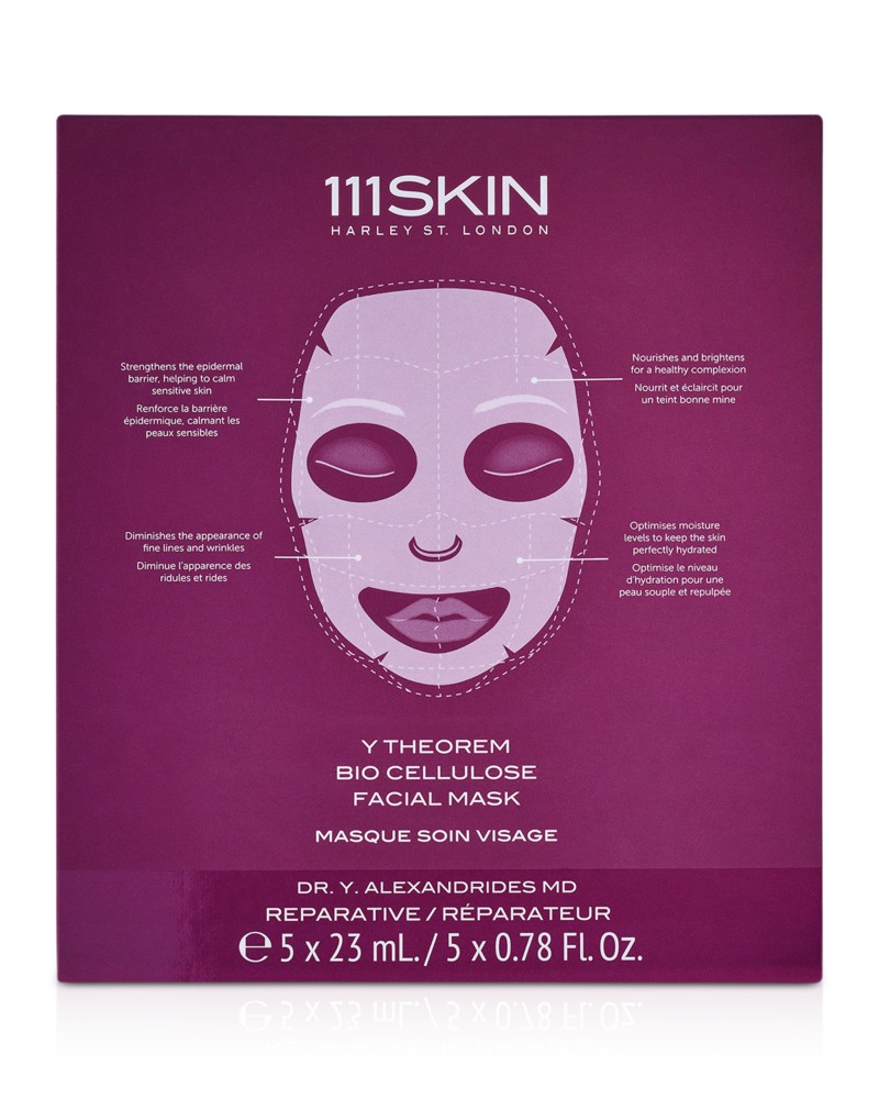111skin Y Theorem Bio Cellulose Facial Mask Box, 5 Piece