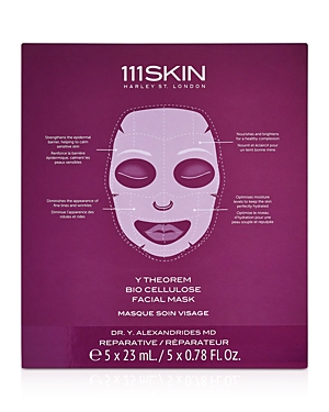111SKIN Y Theorem Bio Cellulose Facial Mask Box, 5 Piece