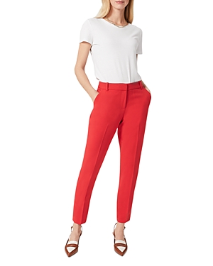 Hobbs London Suki Tailored Trousers In Flame Red