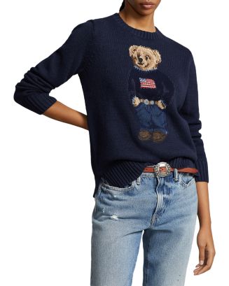 Polo Ralph Lauren - polo bear cotton-blend sweater - women