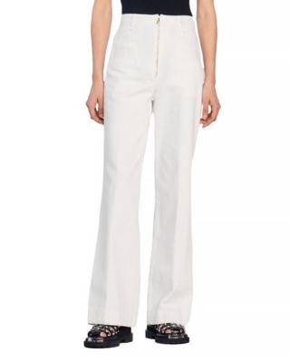 Sandro - Bari Wide Leg Trousers