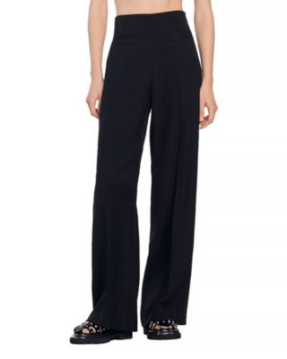 Sandro Enrique Wide Leg Trousers
