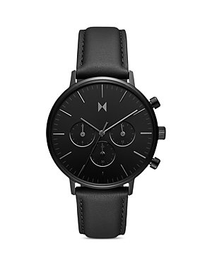Shop Mvmt Legacy Traveler Watch, 42mm In Black