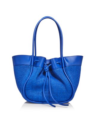 Proenza Schouler Raffia Large Ruched Tote Smart Closet