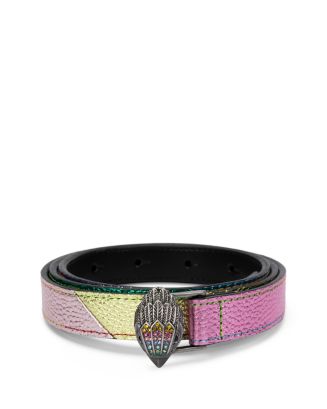 Kurt Geiger London Wide Stretch Back Rainbow Belt REVERSIBLE 38 EAGLE BELT Rainbow Pebble Grain Belt by KURT  main image 3