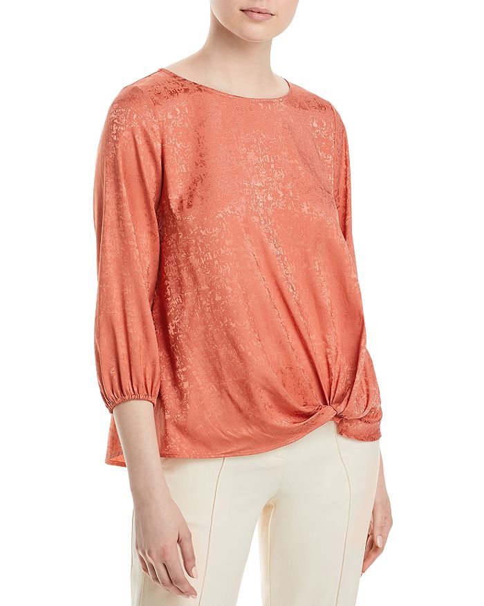 Status by Chenault Twist Front Jacquard Top Bloomingdale's