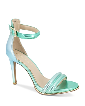 Kenneth Cole Women's Brooke Ankle Strap High Heel Sandals In Blue/green