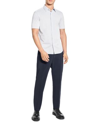 Irving Short-Sleeve Shirt in Structure Knit