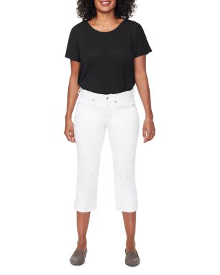 Marilyn High Rise Crop Straight Jeans