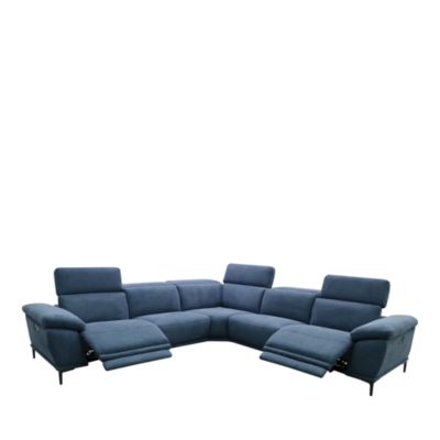 Aprile 5-Piece Power Reclining Fabric Sectional - Exclusive