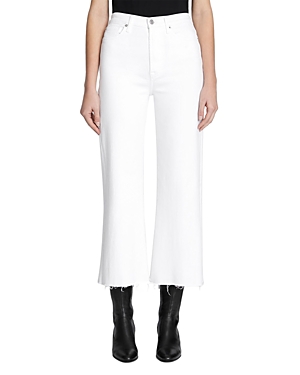Shop 7 For All Mankind Cropped Jo Ultra High Rise Wide Leg Jeans In Soleil