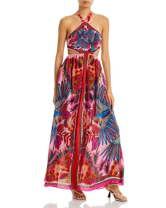 FARM Rio Macaw Scarf Maxi Dress | Bloomingdale's