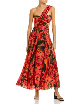 FARM Rio Blooming Garden One Shoulder Maxi Dress | Bloomingdale's