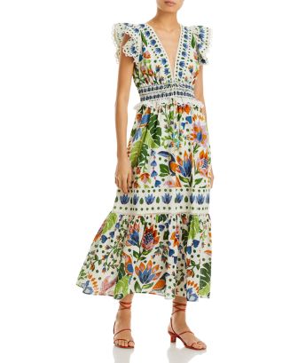 FARM Rio Summer Garden Cotton Maxi Dress | Bloomingdale's