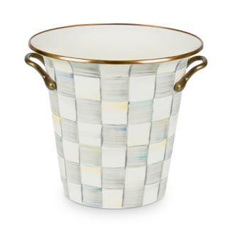 MacKenzie-Childs Sterling Check Enamel Wine Cooler