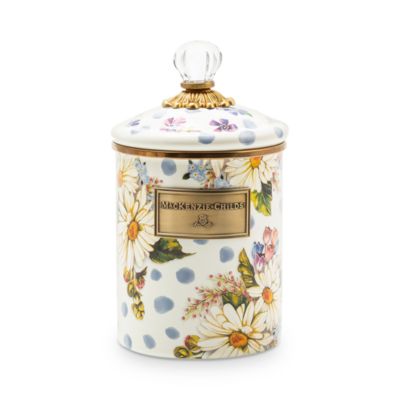 MacKenzie-Childs - Wildflowers Enamel Canister, Medium