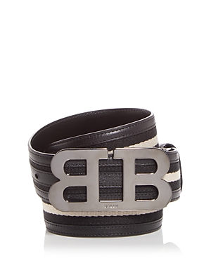 Bally Men's Mirror B Reversible Leather Belt