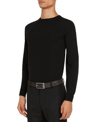 Salvatore Men's Gancini Keeper Reversible Leather Belt