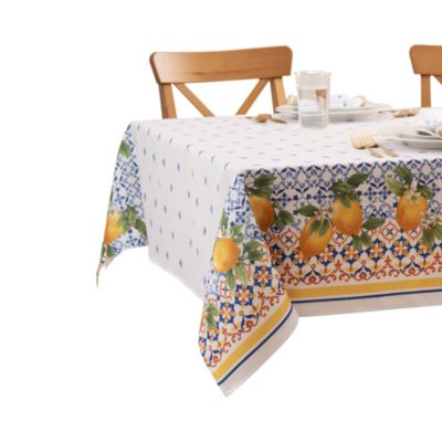 Capri Lemon Tablecloth, 60" x 120"