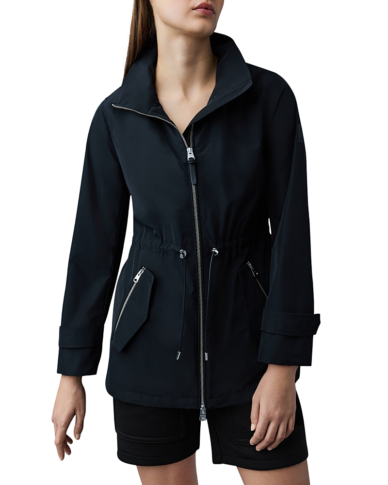 Mackage Melany Rain Parka In Black